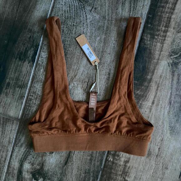 SKIMS Sleep Collection Bralette, Copper, XXS (NWT) - Picture 4 of 8